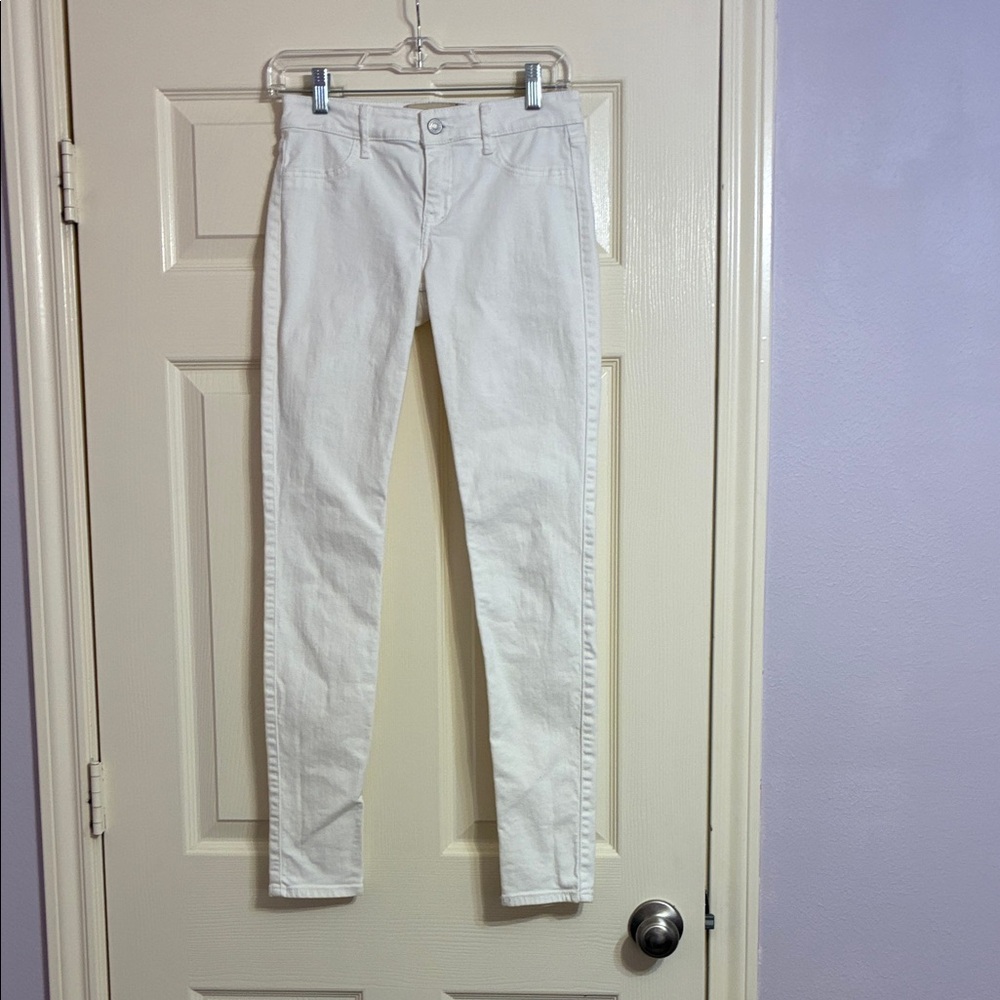 Hollister White Skinny Pants